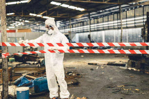 Professional Drug Lab Cleanup technician working in Byron, IL